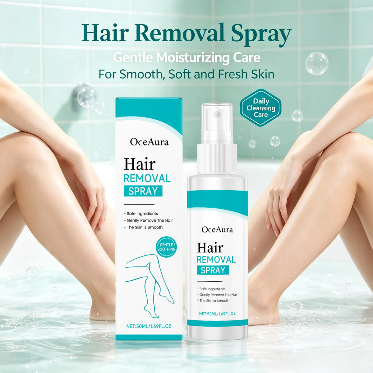 Painless Gentle Body Hair Removal Spray