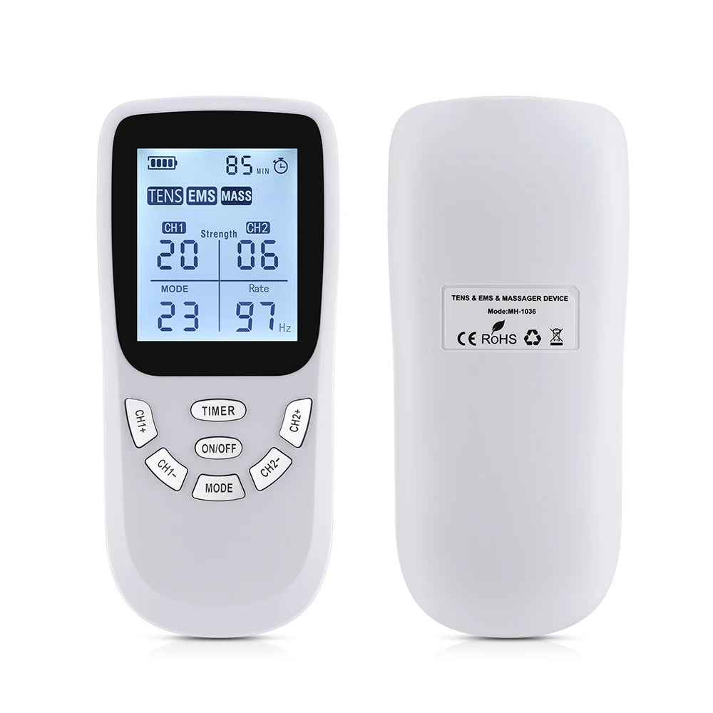Portable TENS EMS Electric Muscle Stimulator Massager