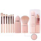 8-Piece Retractable Travel Makeup Brush Set