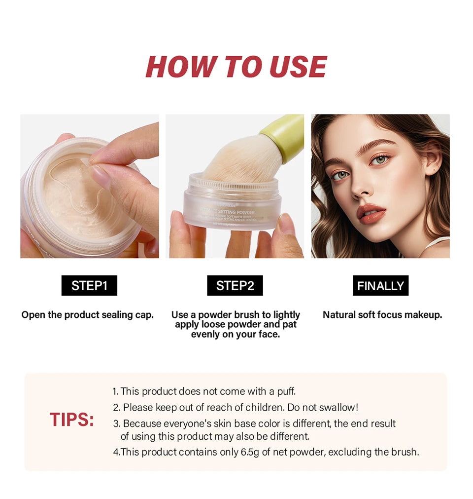 Oil-Control Matte Finishing Setting Powder