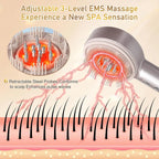 Electric Scalp Massager and Hair Growth Serum Applicator Comb