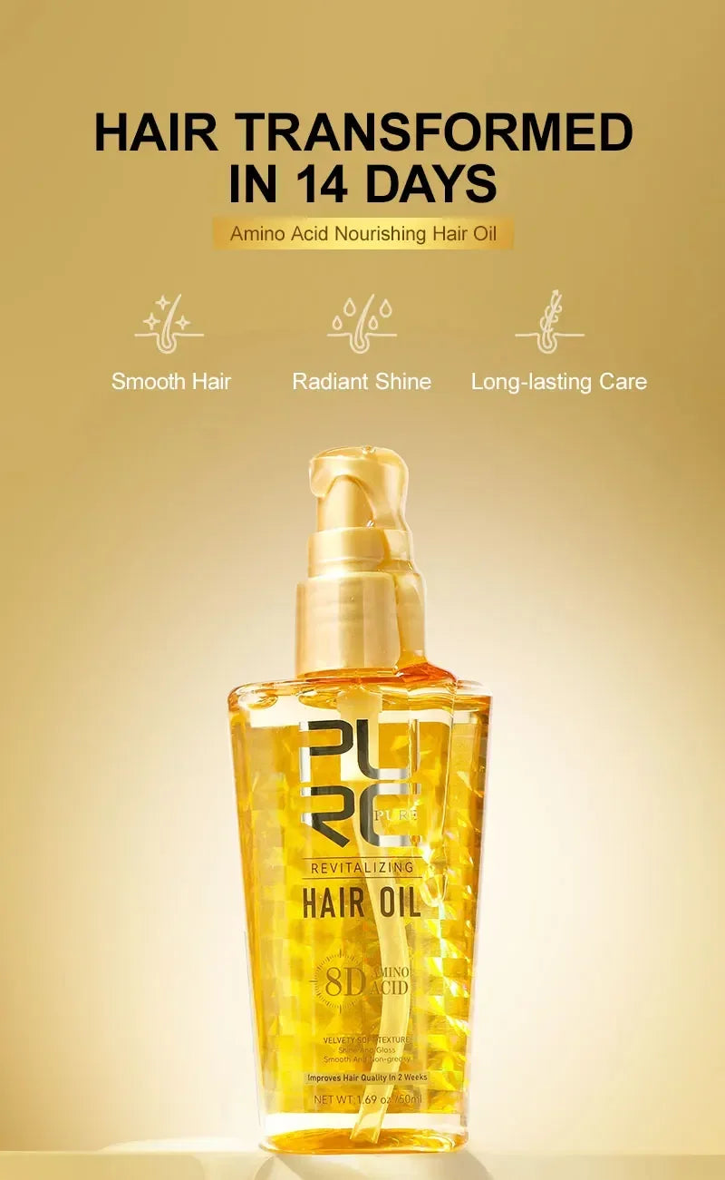 Amino Acid Hair Repair Oil for Dry and Damaged Hair