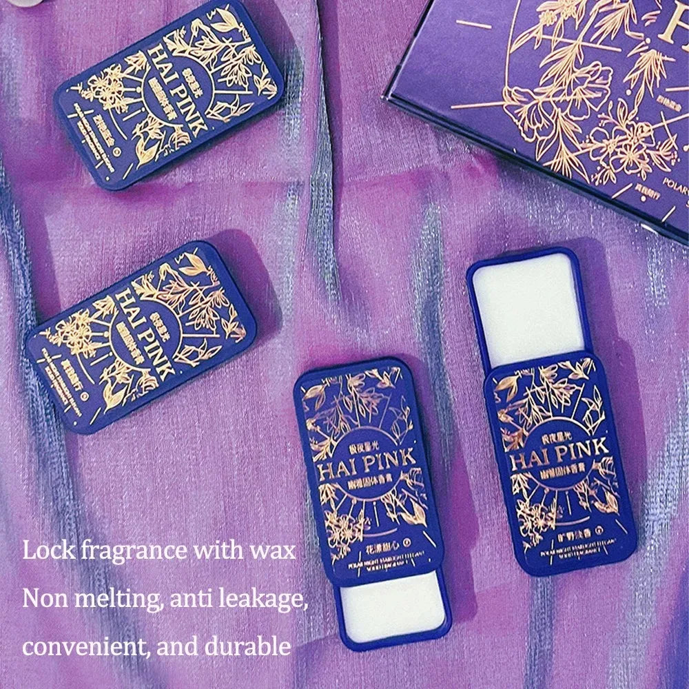 4-Piece Portable Solid Perfume Fragrance Gift Set