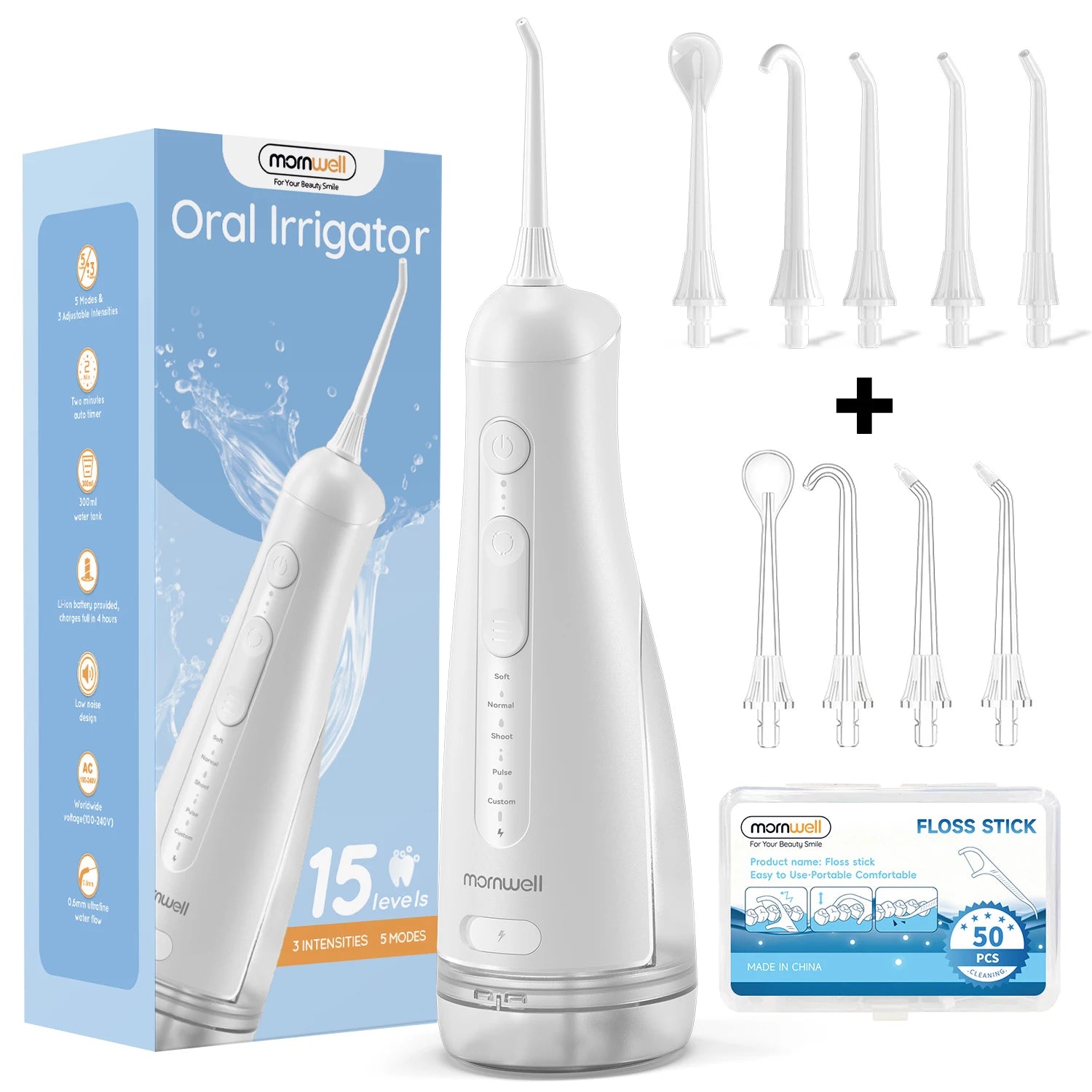 Portable Cordless Water Flosser for Teeth and Braces - 21