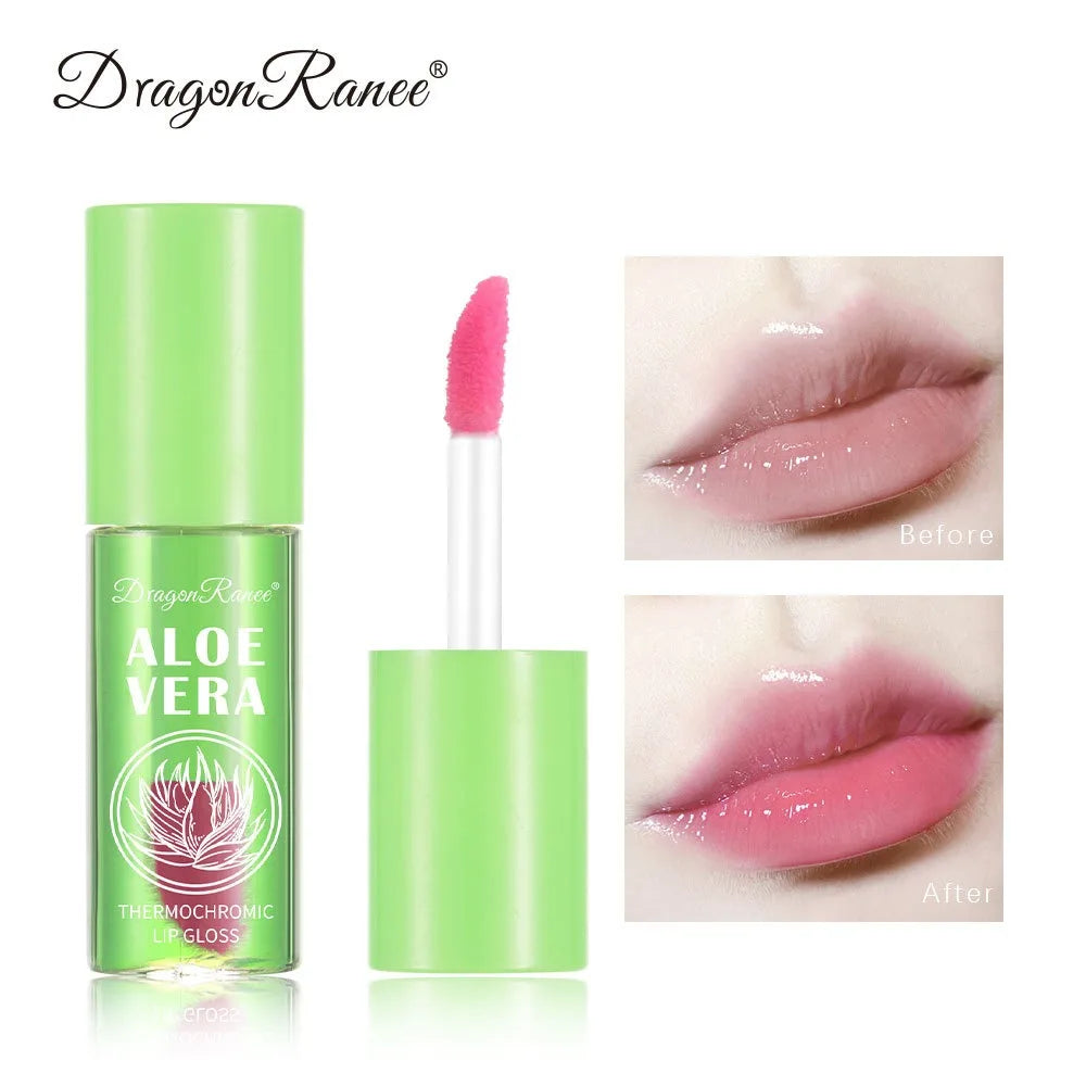 Temperature-Sensitive Aloe Vera Color-Changing Lip Oil - 8