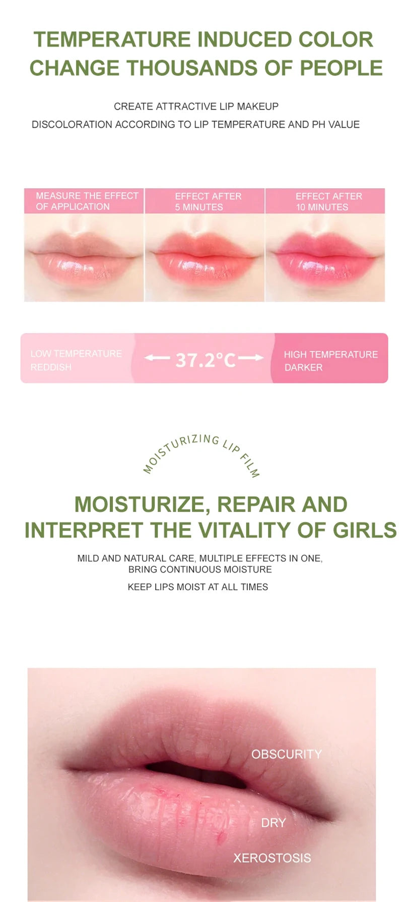 Color-Changing Moisturizing Lip Balm Set - 11