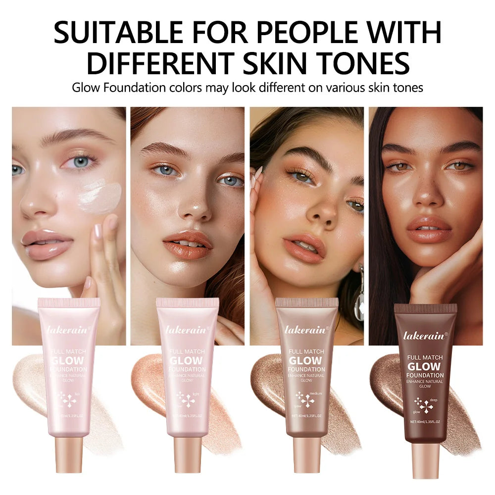 Hydrating Liquid Glow Foundation and Highlighter - 2