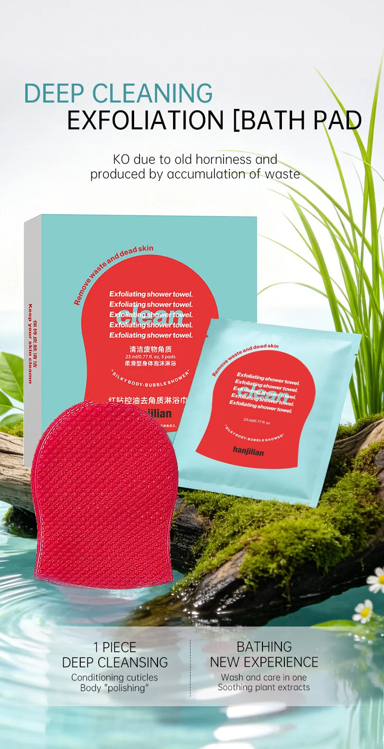 Exfoliating Oil-Control Body Scrub Glove - 12