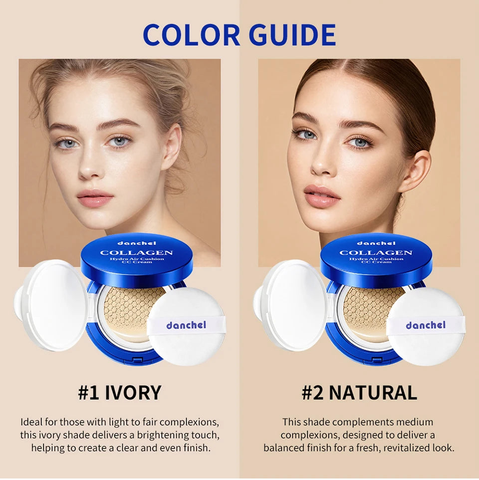 Collagen Hydrating Air Cushion CC Cream for Flawless Dewy Skin - 8