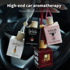 Hanging Glass Car Air Freshener Perfume Bottle
