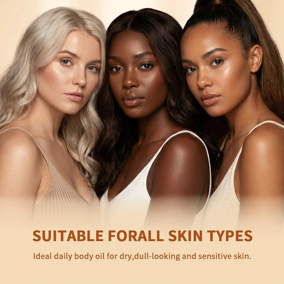 Radiant Glow Nourishing Body Gel Oil for Soft Skin