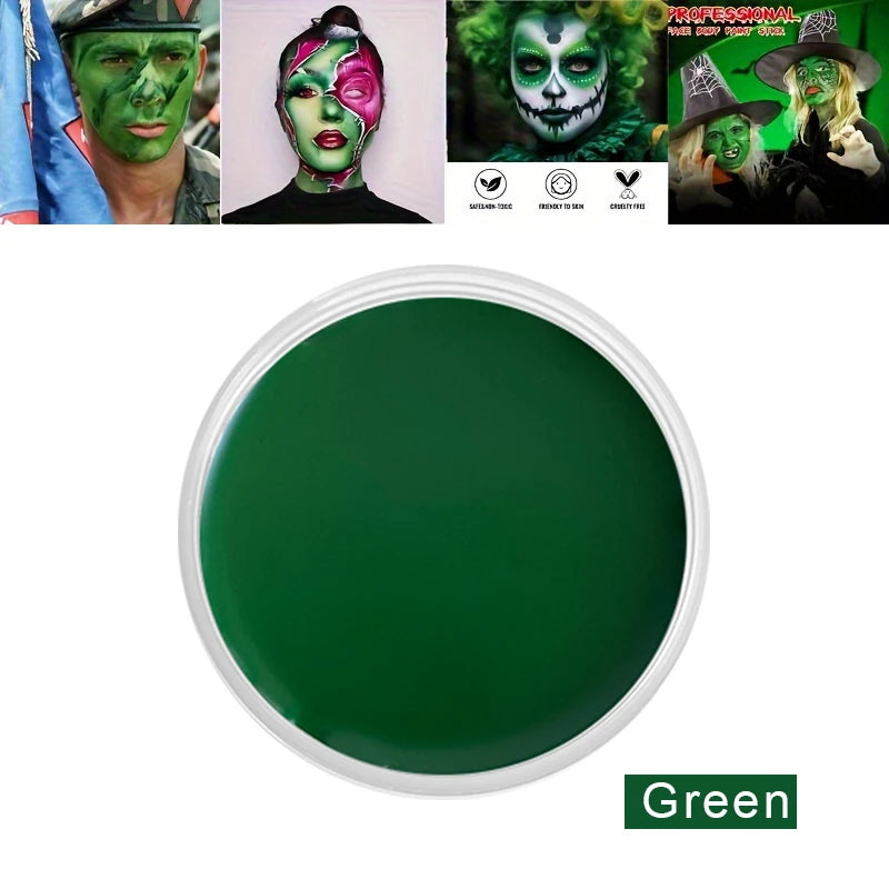 Professional Face and Body Paint Set for Halloween and Costume Makeup - 17