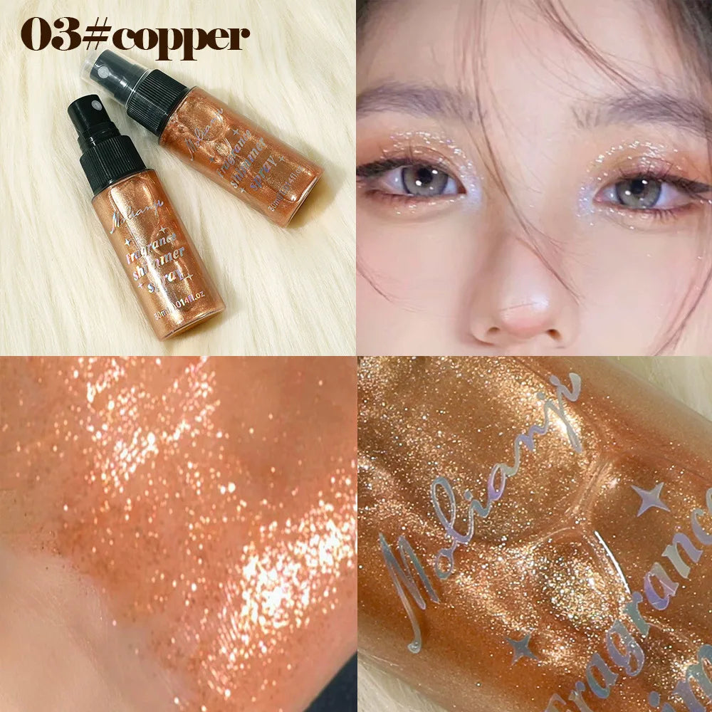 Diamond Liquid Body Highlighter Shimmer Spray
