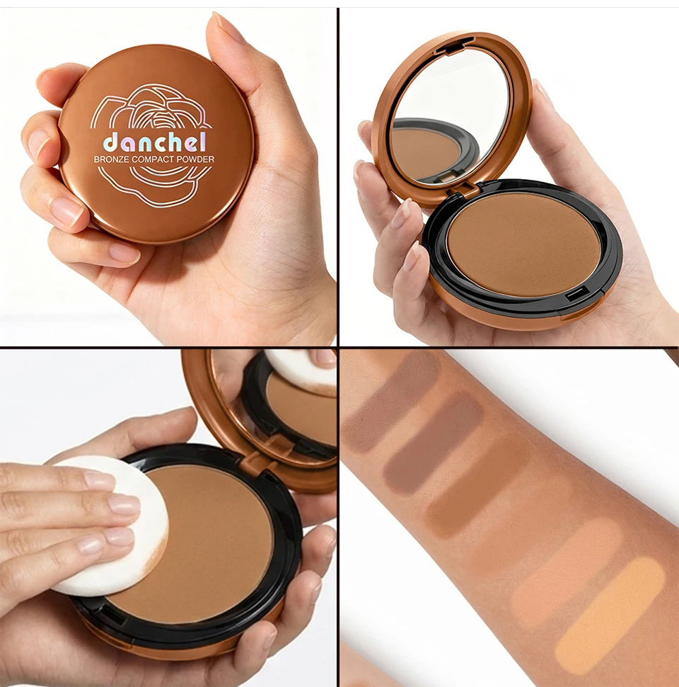 Matte Bronze Sculpting Powder for a Sun-Kissed Glow - 17