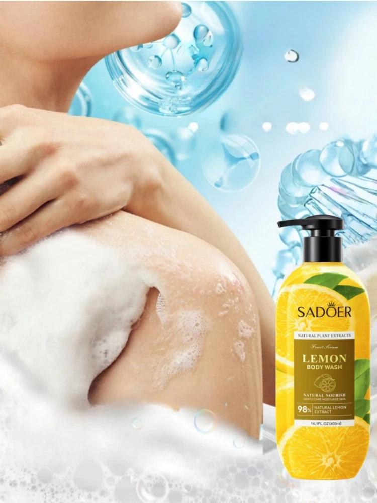 Refreshing Lemon Moisturizing Body Wash for Smooth Skin - 7