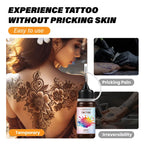 Waterproof Temporary Tattoo Ink Kit with Stencils