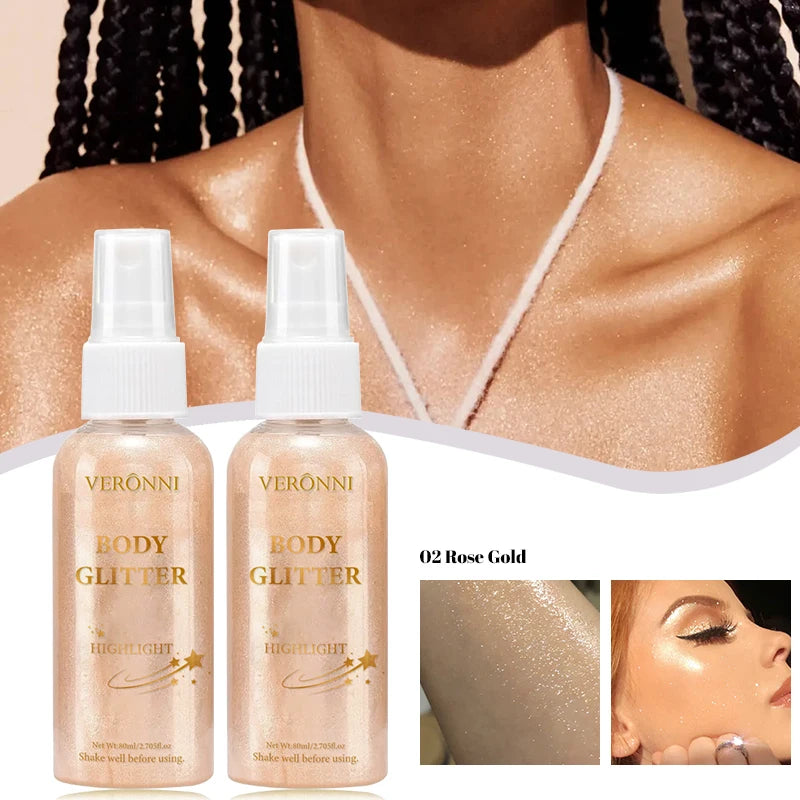 Diamond Liquid Body Highlighter Spray