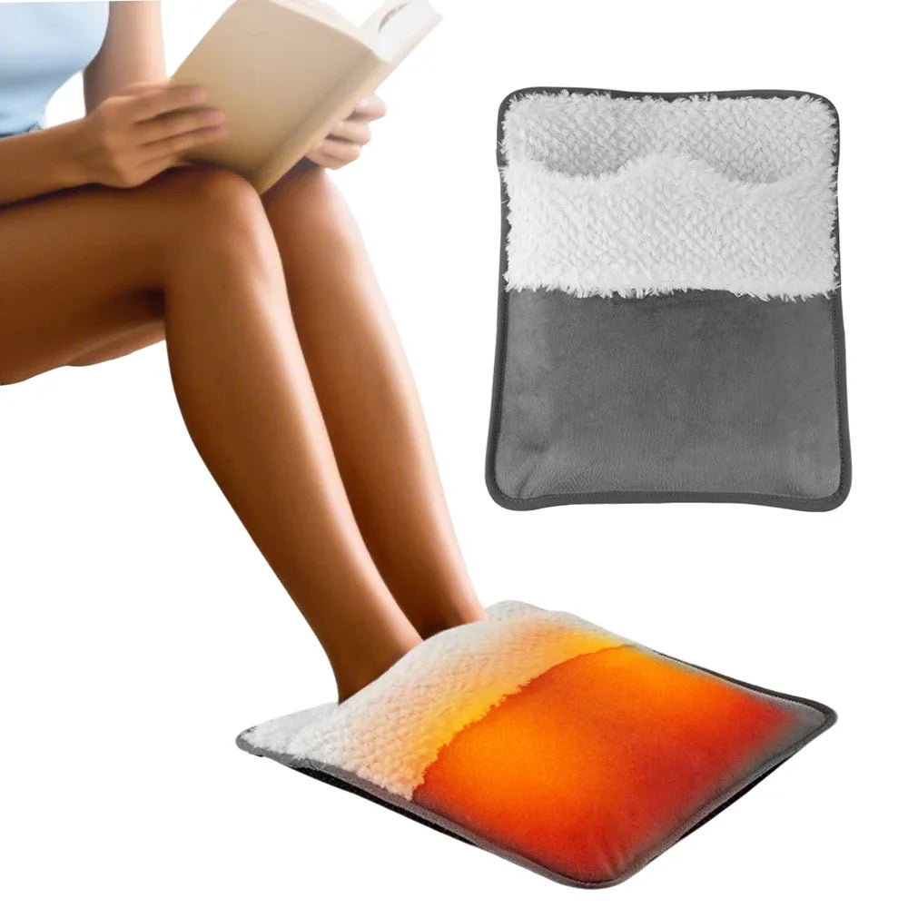 USB Heated Foot Warmer Mat - 1