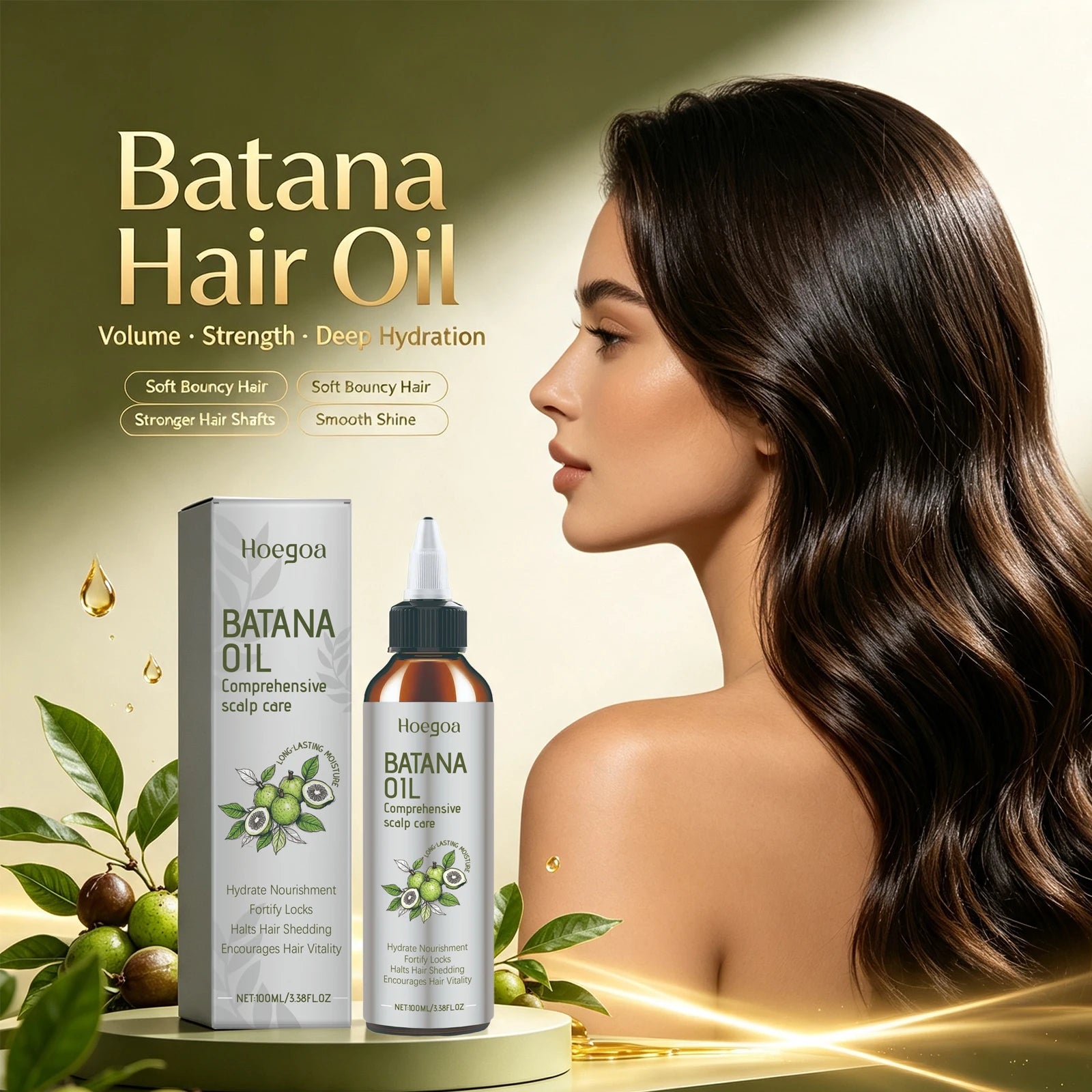 Batana Oil Nourishing Scalp and Hair Repair Serum - 3