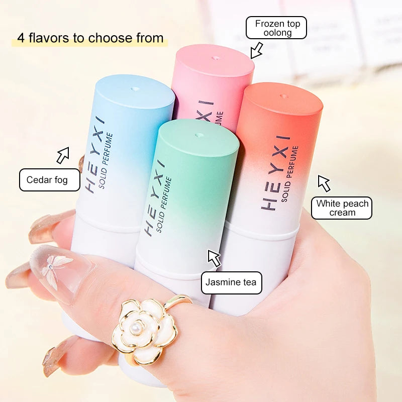 4-Pack Travel-Friendly Solid Perfume Balm Set