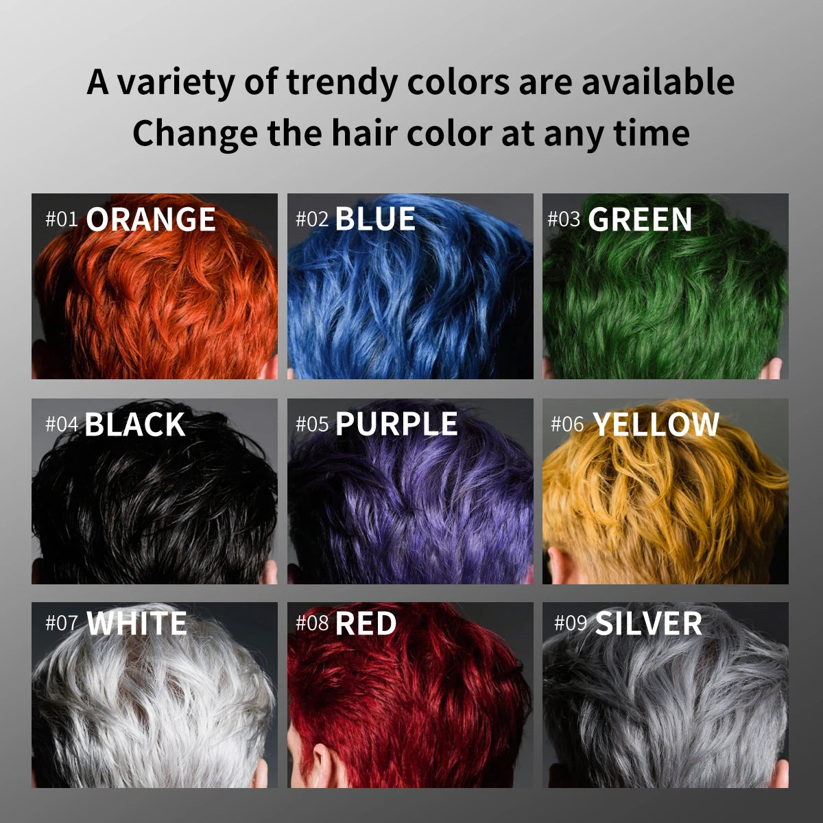 Temporary Color Hair Styling Wax