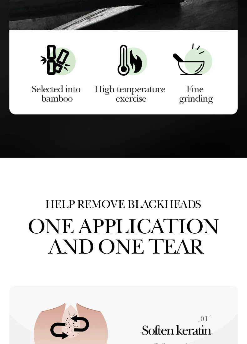 Bamboo Charcoal Black Peel-Off Pore Cleansing Mask