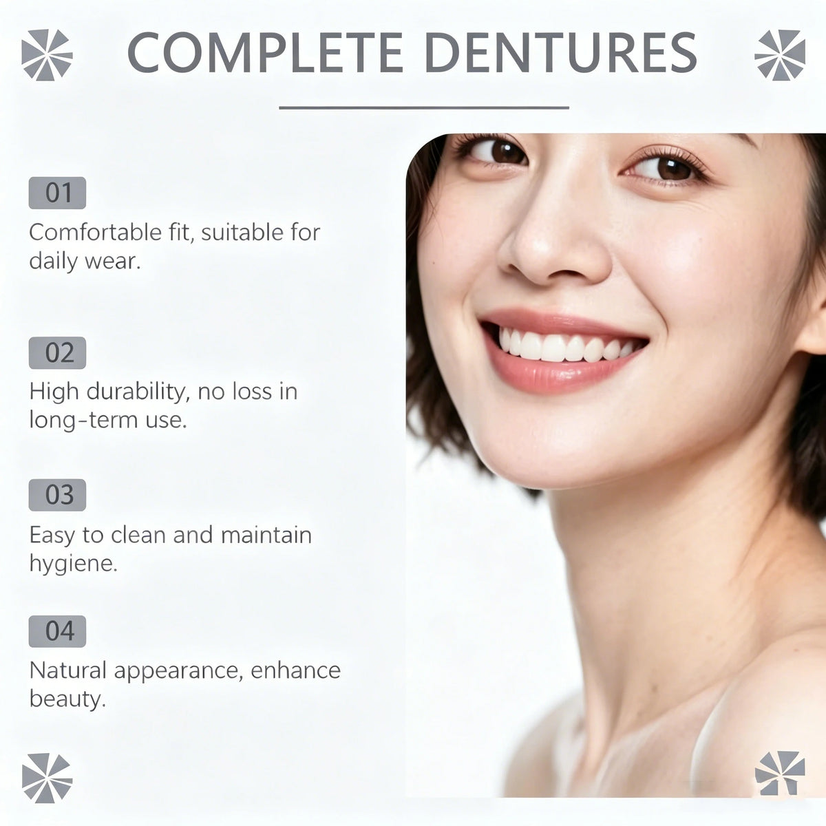 Instant Snap-On Cosmetic Teeth Veneers