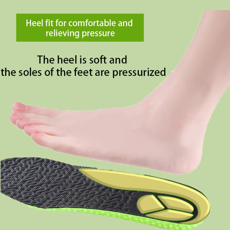 Shock-Absorbing Wormwood Sports Insoles