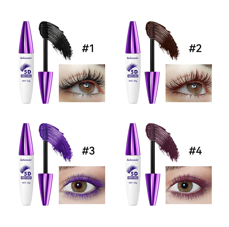 Waterproof 5D Lengthening and Volumizing Mascara