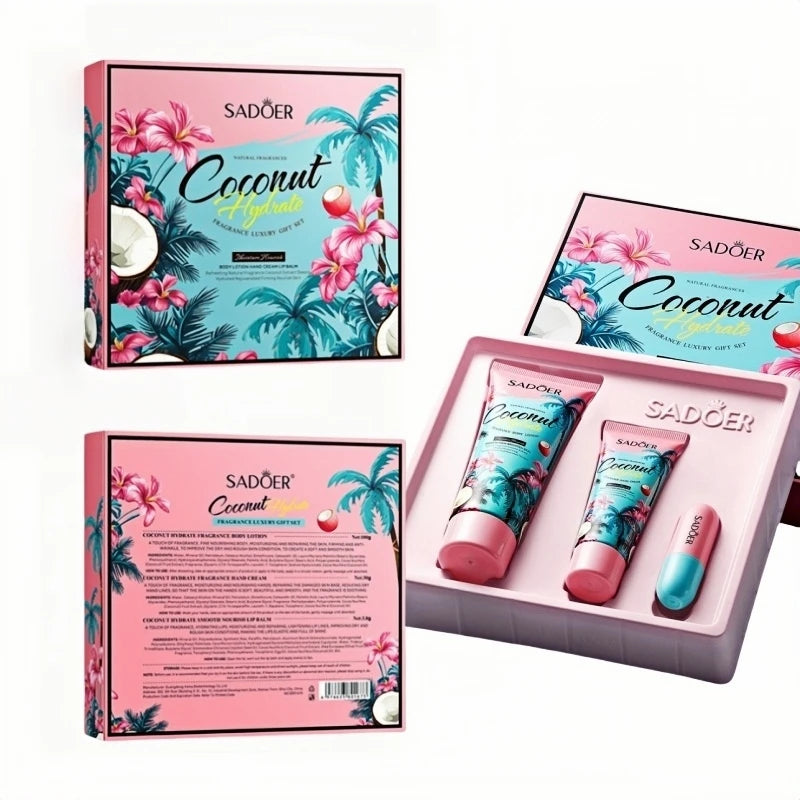 Coconut Water Hydrating Skin Care Gift Set