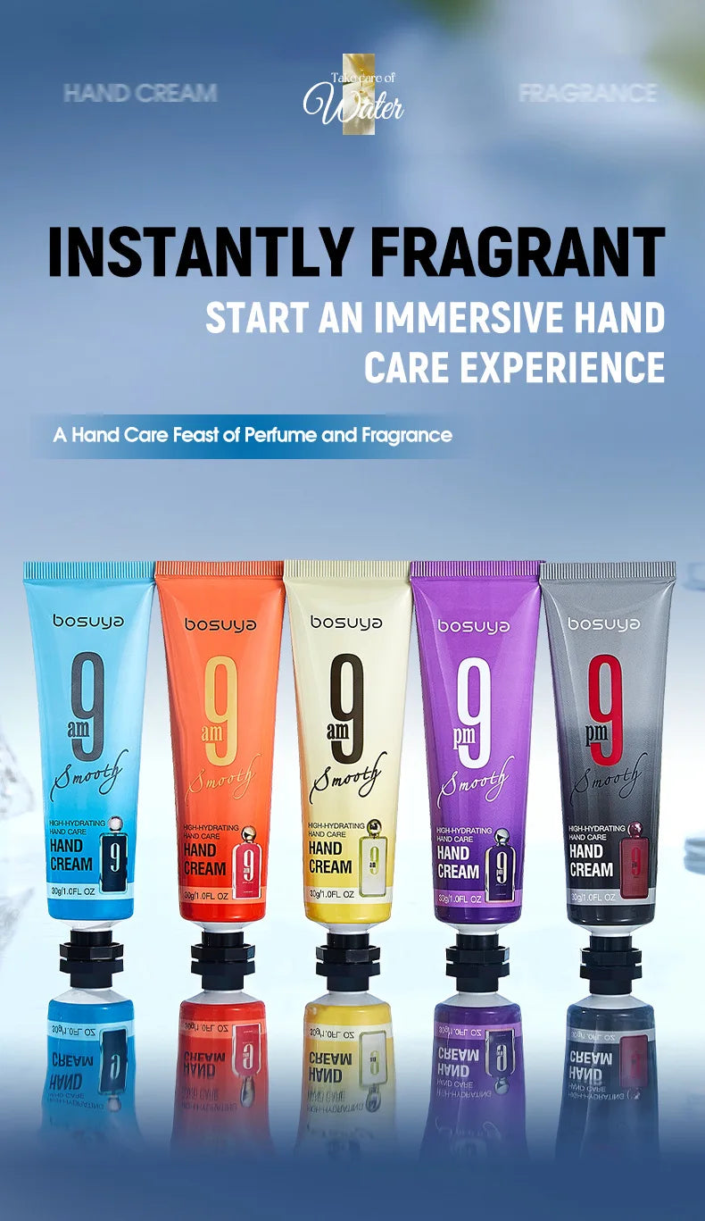 Hydrating Fragrance Hand Cream Set for Soft Skin - 10