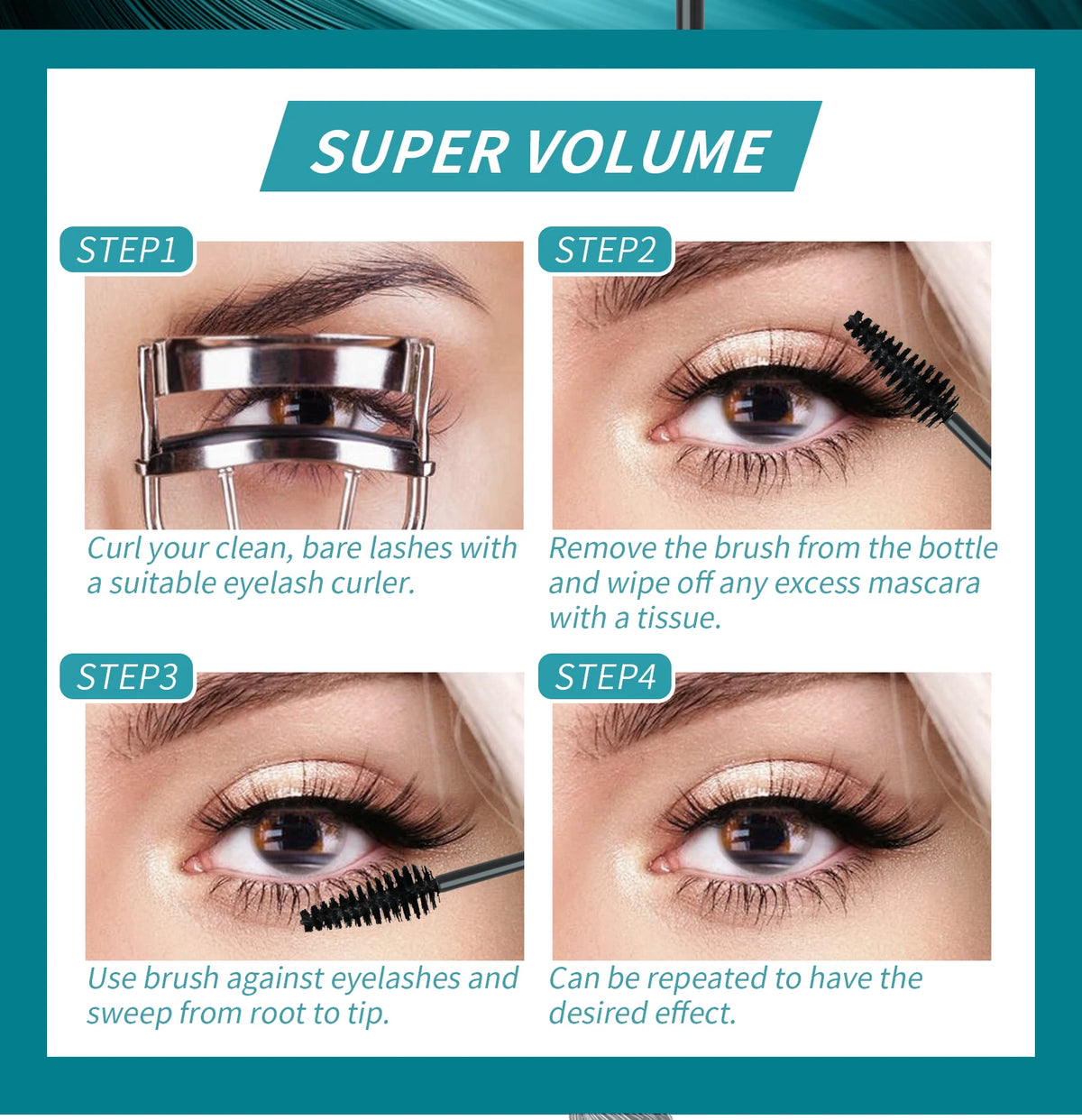 Long-Lasting Volumizing and Lengthening Mascara