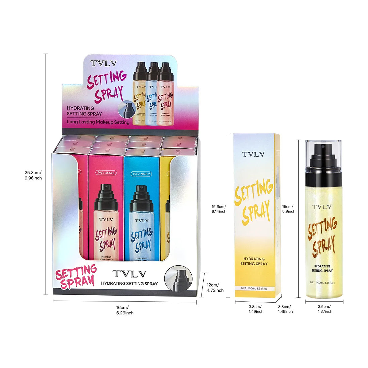 Long-Lasting Hydrating Makeup Setting Spray
