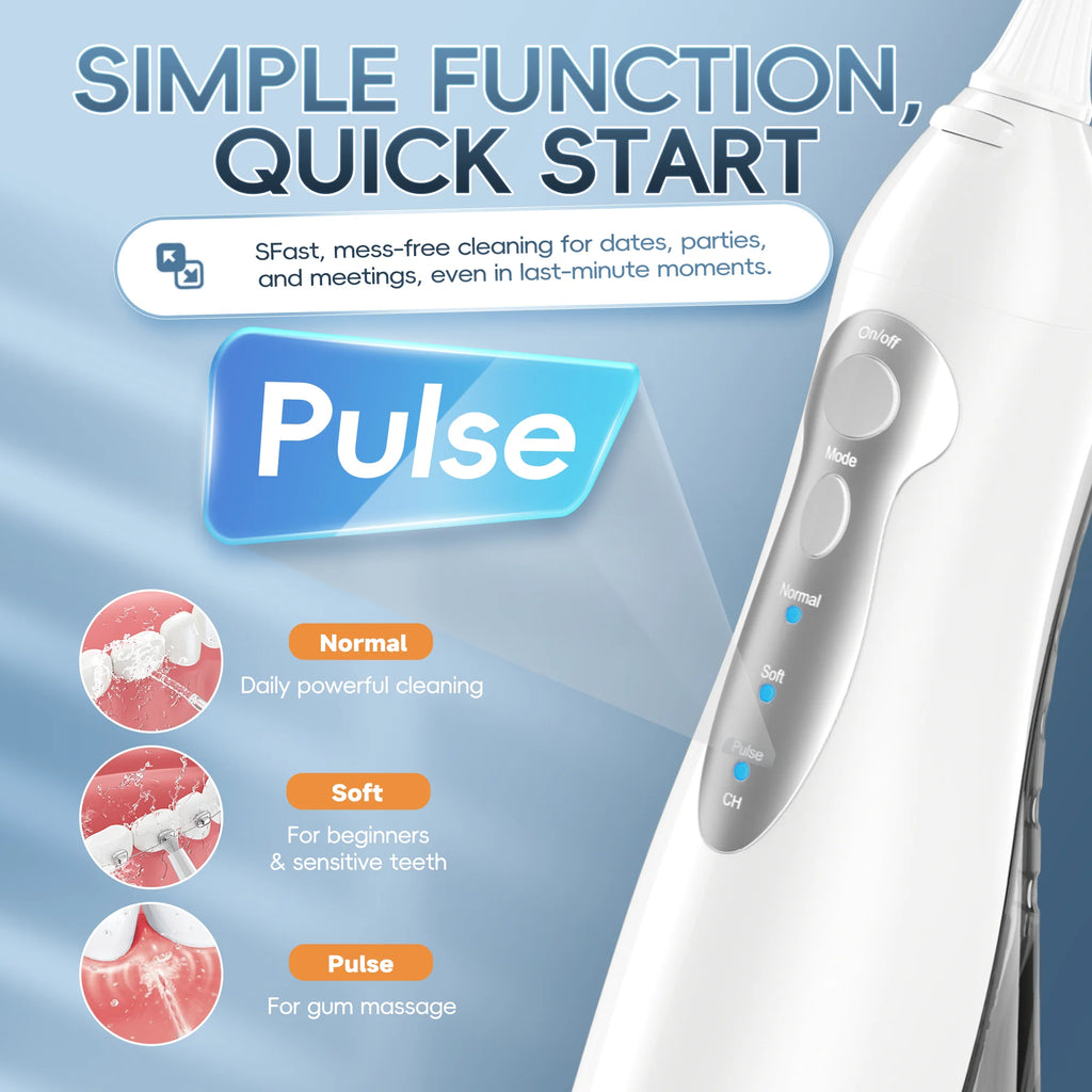 Professional Electric Toothbrush and Water Flosser Combo Kit