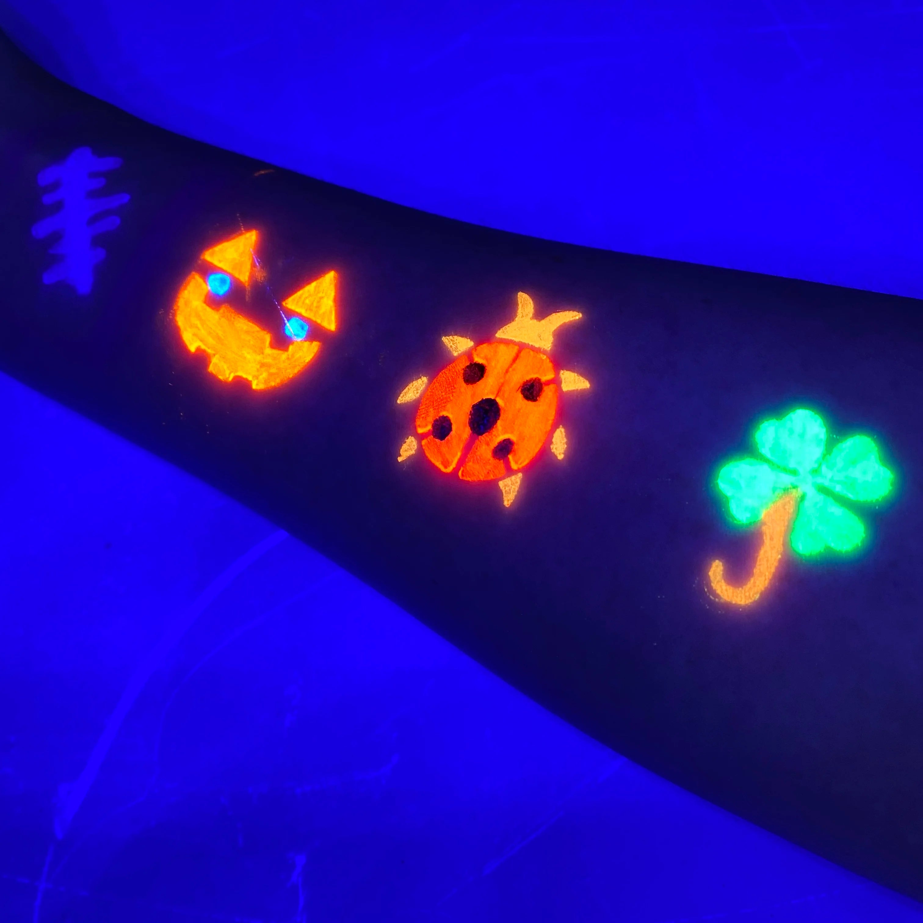 12-Color UV Luminous Face and Body Paint Palette