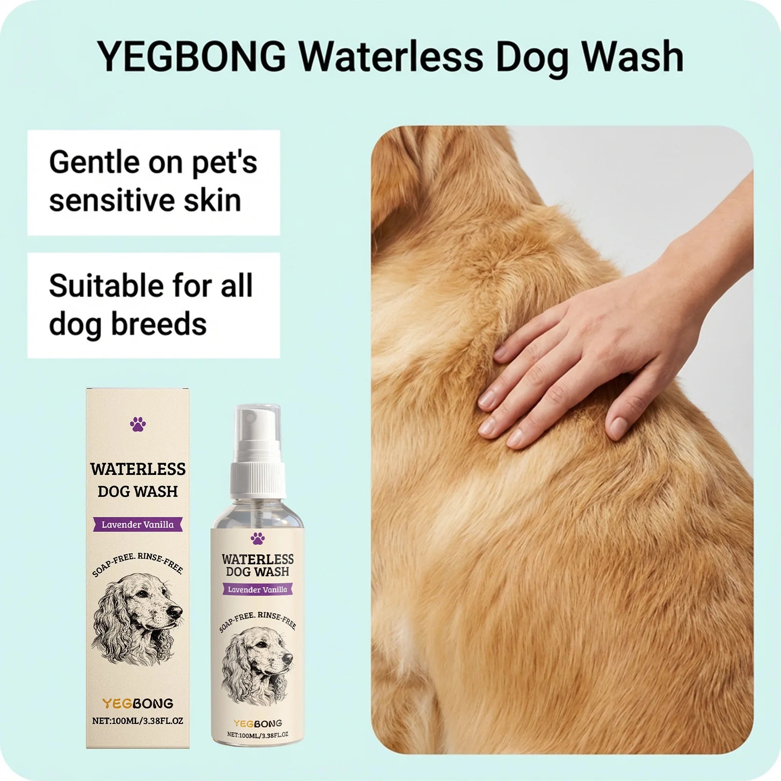 Waterless Dog Shampoo Spray for Quick Cleaning - 13