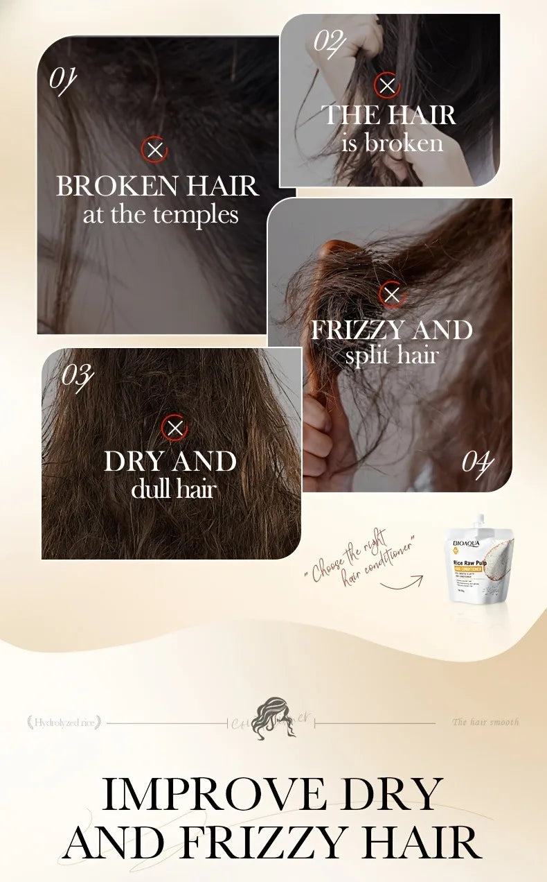 Smoothing Rice Extract Hair Mask Treatment