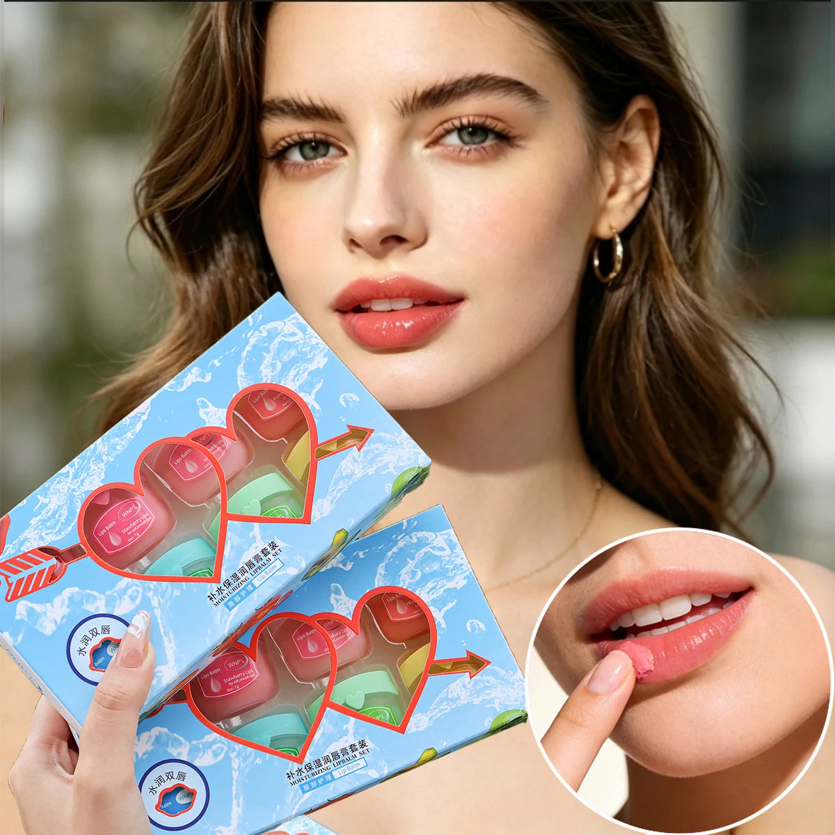 16-Piece Fruity Moisturizing Lip Balm Set - 1