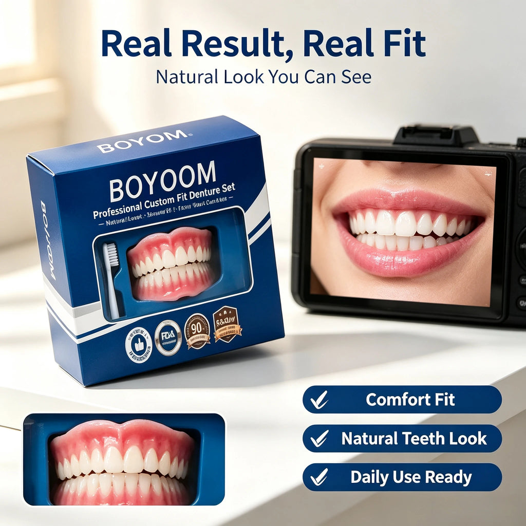 Comfort Fit Cosmetic Denture Set