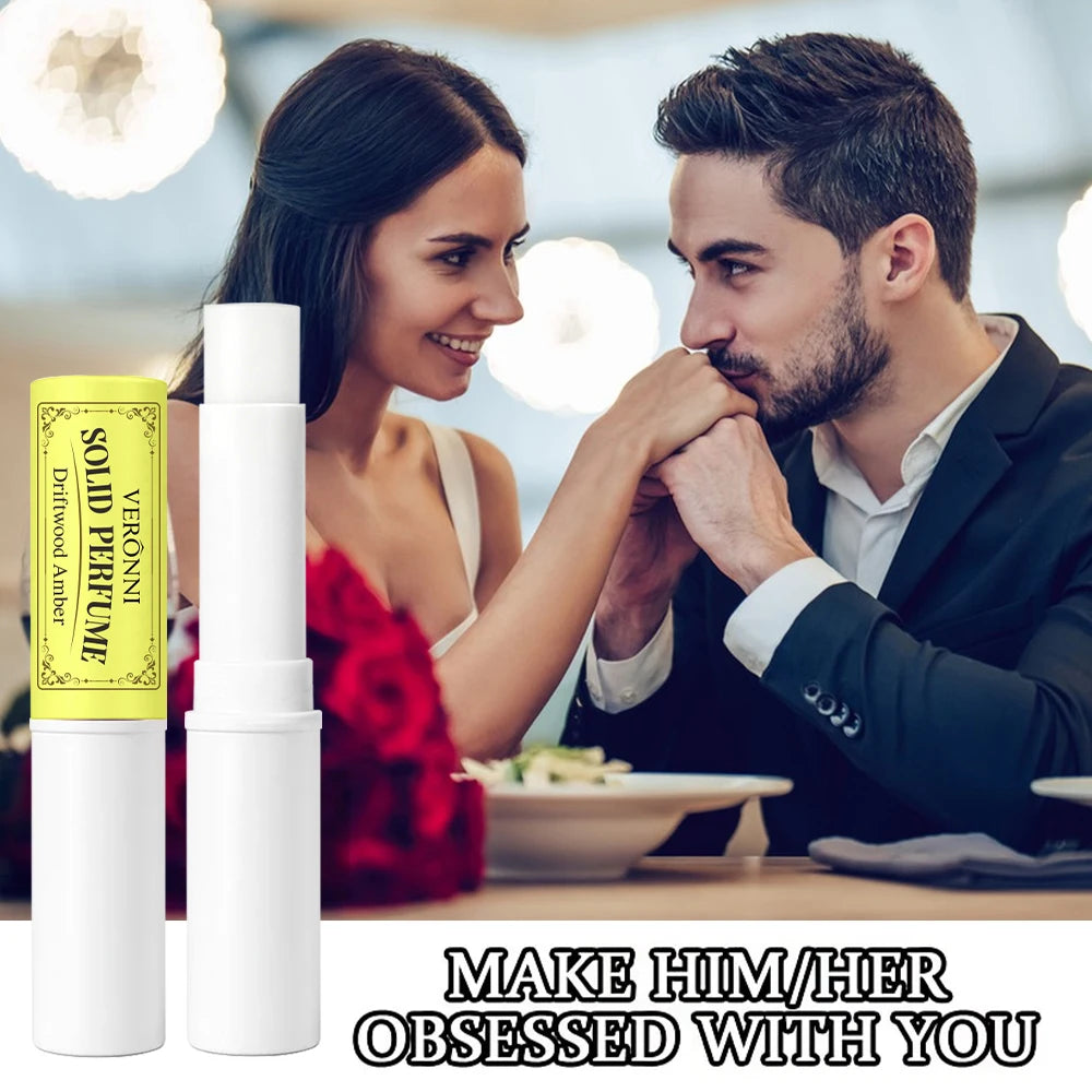 Portable Floral Solid Perfume Stick for Long-Lasting Fragrance