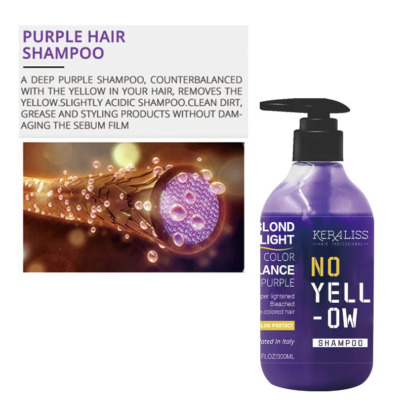 Purple Toning Shampoo for Blonde and Silver Hair