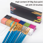 Professional Face and Body Painting Makeup Kit for Halloween