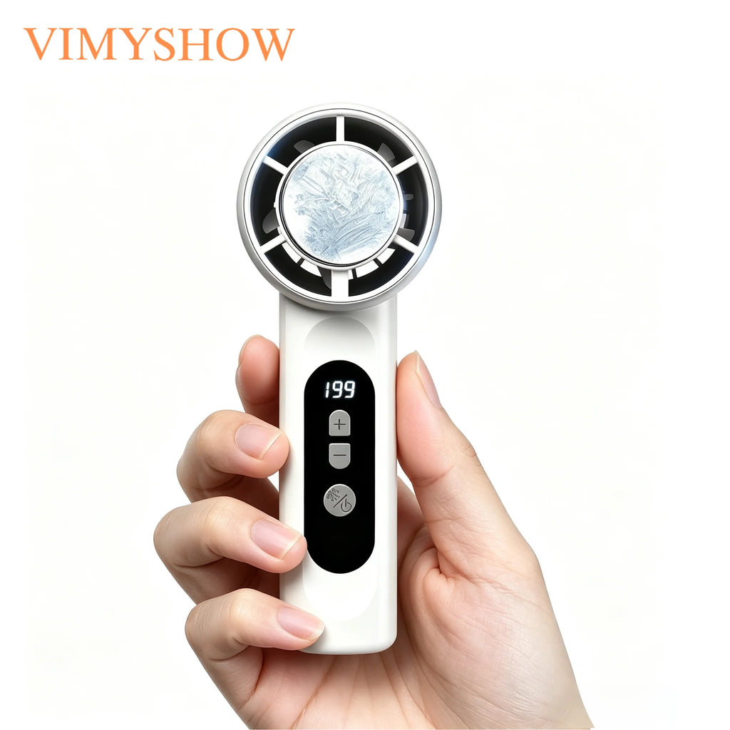 Portable Handheld Ice Cooling Turbo Fan with LED Display