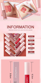 Long-Lasting Waterproof Matte Liquid Lipstick