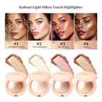 Silken Touch Shimmer Highlighter Powder for Radiant Glass Skin
