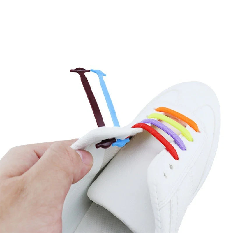 Elastic No-Tie Silicone Shoe Laces