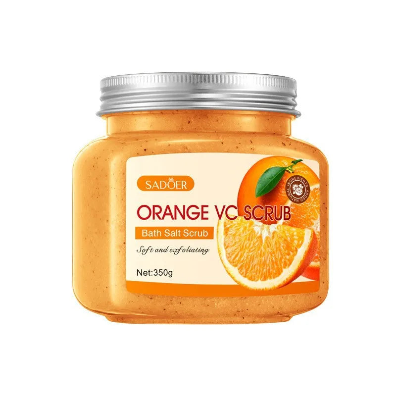 Exfoliating Fruit Bath Salt Body Scrub for Smooth Radiant Skin