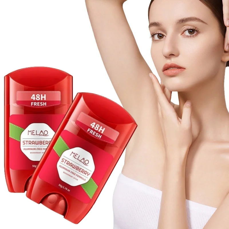 Long-Lasting Strawberry Scent Deodorant Stick - 4
