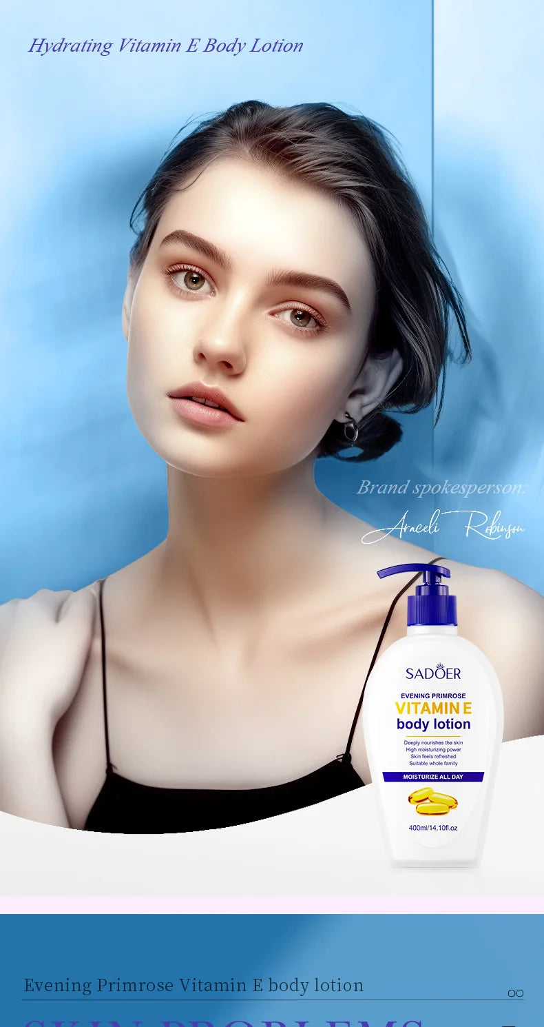 Evening Primrose Vitamin E Moisturizing Body Lotion 400ml - 7