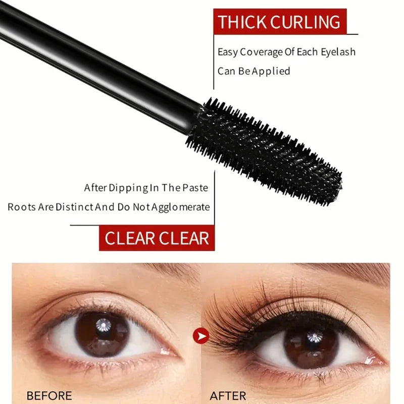 5D Waterproof Silk Fiber Volumizing Mascara